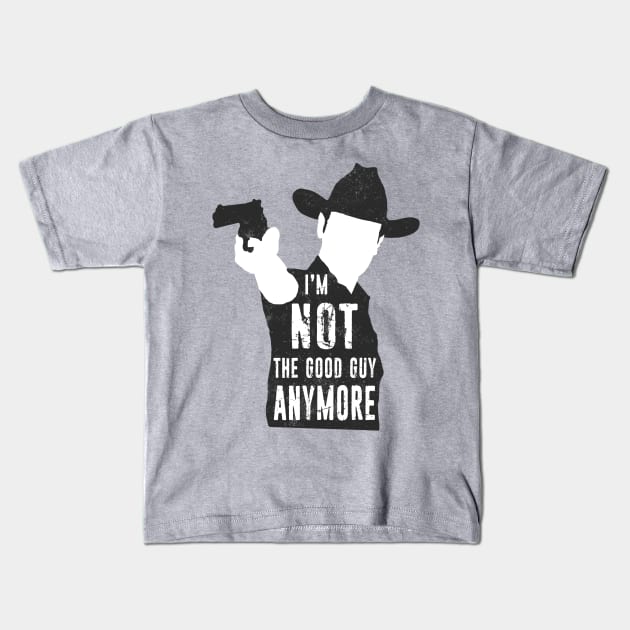 I'm Not The Good Guy Anymore Kids T-Shirt by kurticide